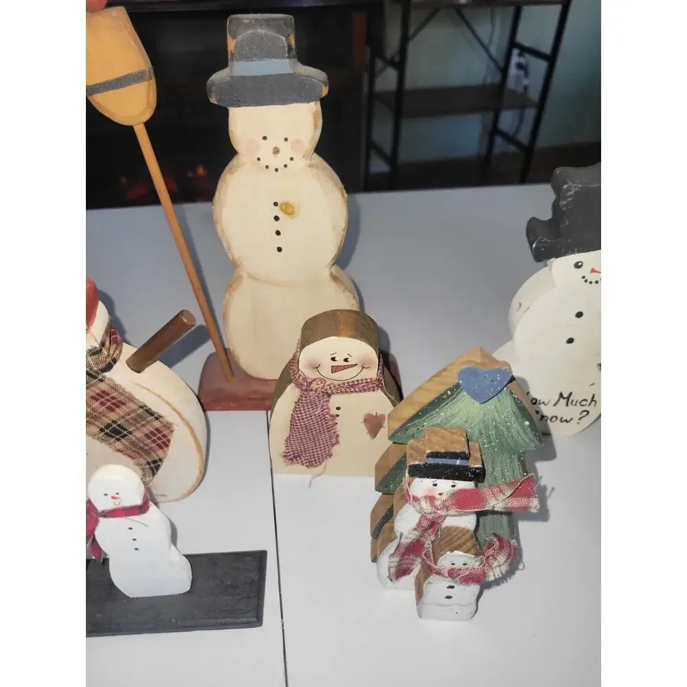 Vintage Snowman Christmas Lot 12